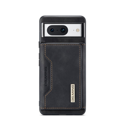 For Google Pixel 8 DG.MING M2 Series 3-Fold Multi Card Bag + Magnetic Phone Case(Black) - Google Cases by DG.MING | Online Shopping UK | buy2fix