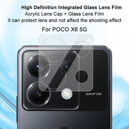 For Xiaomi Poco X6 5G imak High Definition Integrated Glass Lens Film - For Xiaomi by imak | Online Shopping UK | buy2fix