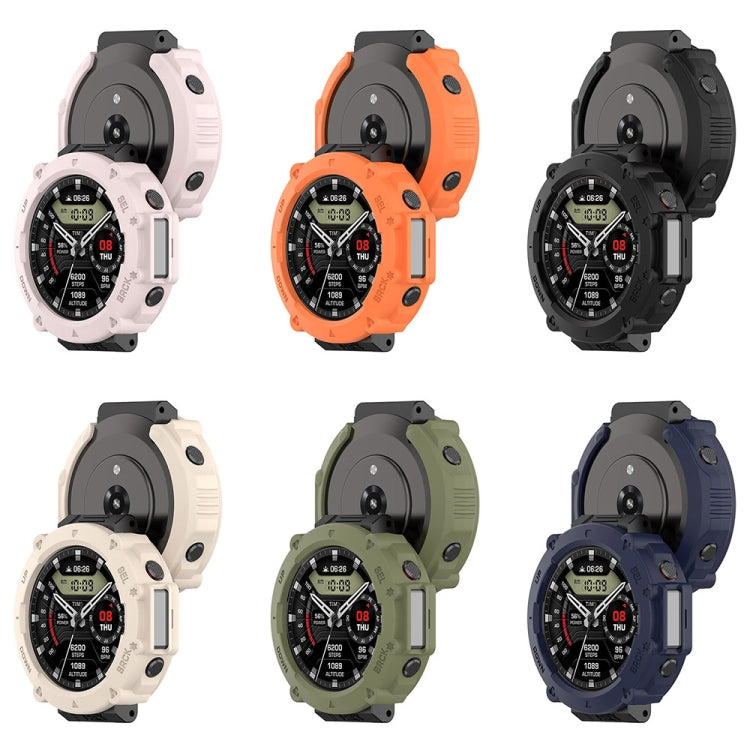 For Amazfit T-Rex Ultra Armor Hollow Watch Protective Case(Green) - Watch Cases by buy2fix | Online Shopping UK | buy2fix