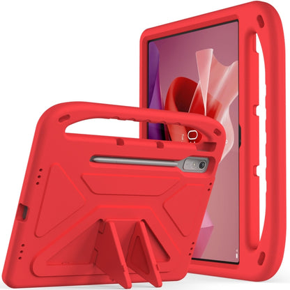 For Lenovo Tab P12 12.7 Handle Portable EVA Shockproof Tablet Case(Red) - Lenovo by buy2fix | Online Shopping UK | buy2fix