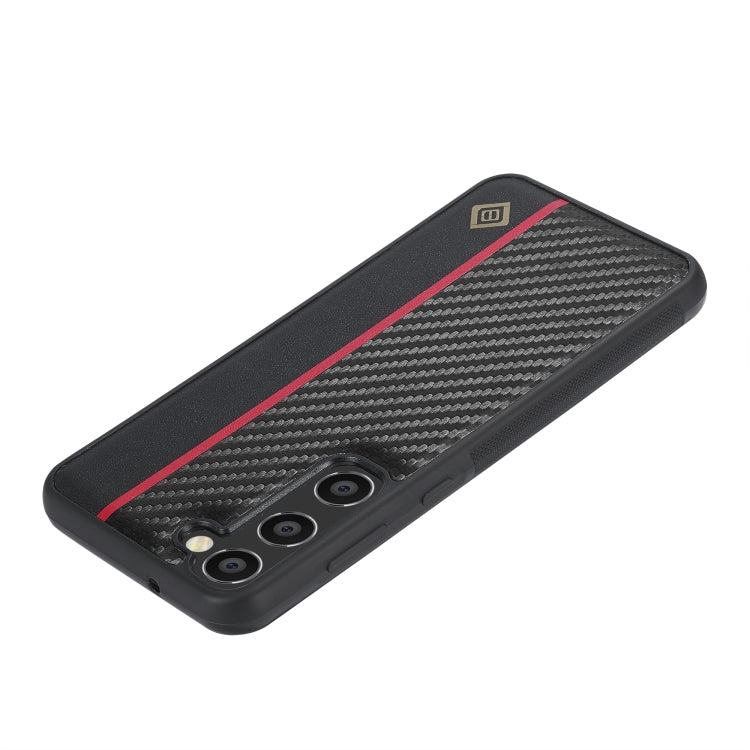 For Samsung Galaxy S23+ LC.IMEEKE 3 in 1 Carbon Fiber Texture Shockproof Phone Case(Black) - Galaxy Phone Cases by LC.IMEEKE | Online Shopping UK | buy2fix