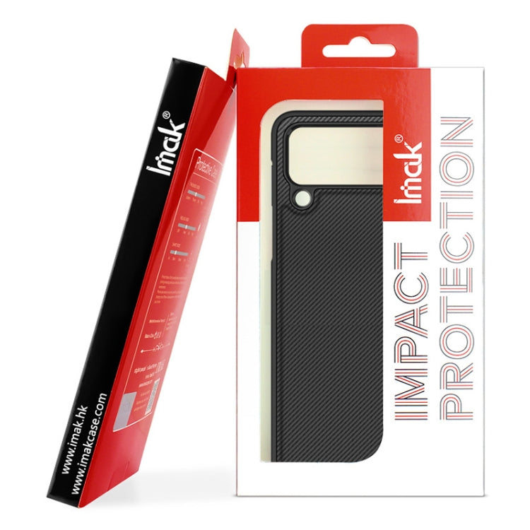 For Motorola Razr 40 imak Ruiyi Series Carbon Fiber PU + PC Phone Case - Motorola Cases by imak | Online Shopping UK | buy2fix