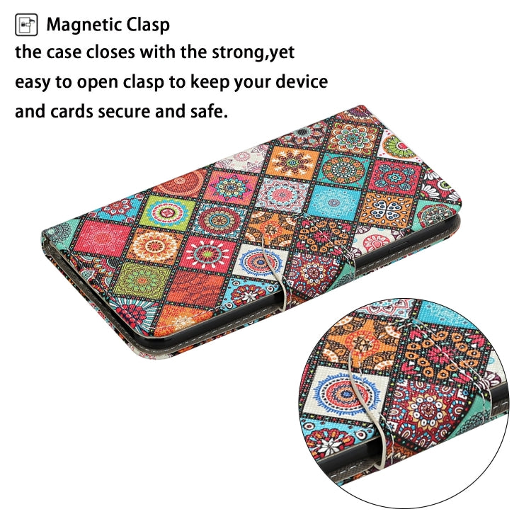 For iPhone 16 Pro Max 3D Colored Drawing Flip Leather Phone Case(Ethnic Totem) - iPhone 16 Pro Max Cases by buy2fix | Online Shopping UK | buy2fix