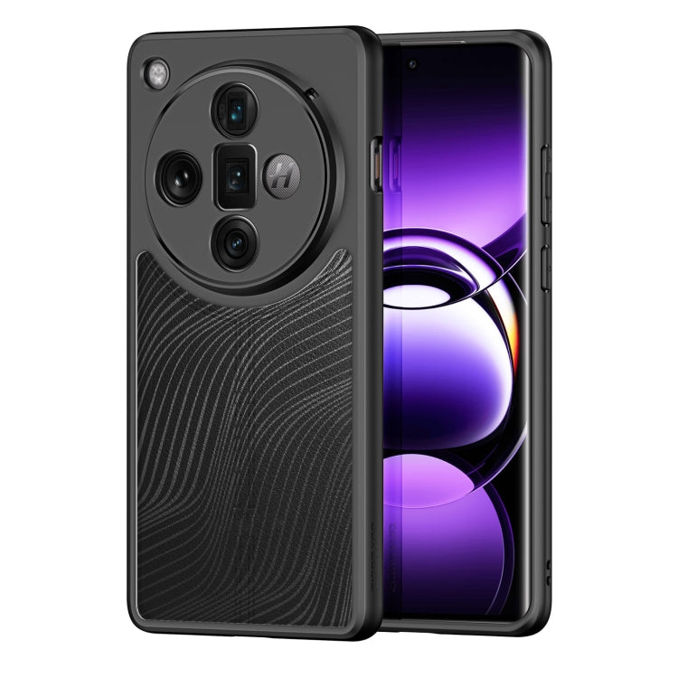 For OPPO Find X7 Ultra DUX DUCIS Aimo Series Frosted Feel Phone Case(Black) - Find X7 Ultra Cases by DUX DUCIS | Online Shopping UK | buy2fix