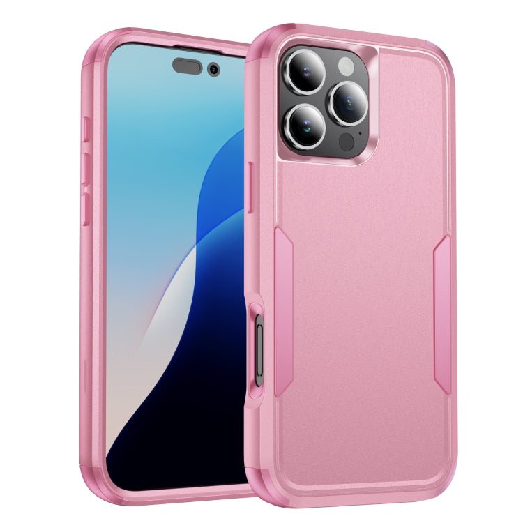 For iPhone 16 Pro Max Commuter Shockproof TPU + PC Phone Case(Pink) - iPhone 16 Pro Max Cases by buy2fix | Online Shopping UK | buy2fix