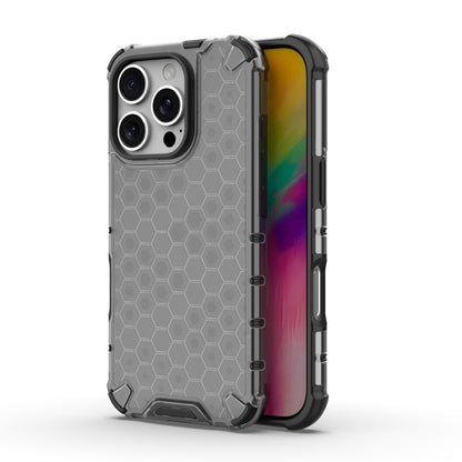 For iPhone 16 Pro Max Honeycomb Shockproof Phone Case(Black) - iPhone 16 Pro Max Cases by buy2fix | Online Shopping UK | buy2fix