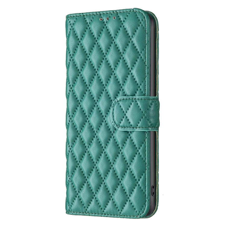 For Honor X6a Diamond Lattice Wallet Flip Leather Phone Case(Green) - Honor Cases by buy2fix | Online Shopping UK | buy2fix