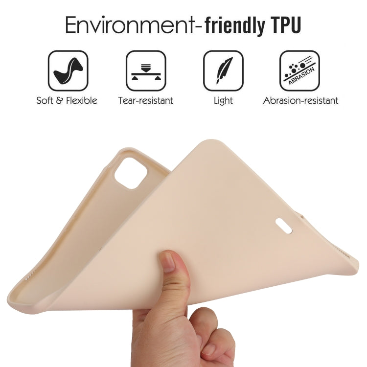 For iPad Air 11 2024 Oil Spray Skin-friendly TPU Tablet Case(Milk White) - iPad Air 11 2024 Cases by buy2fix | Online Shopping UK | buy2fix