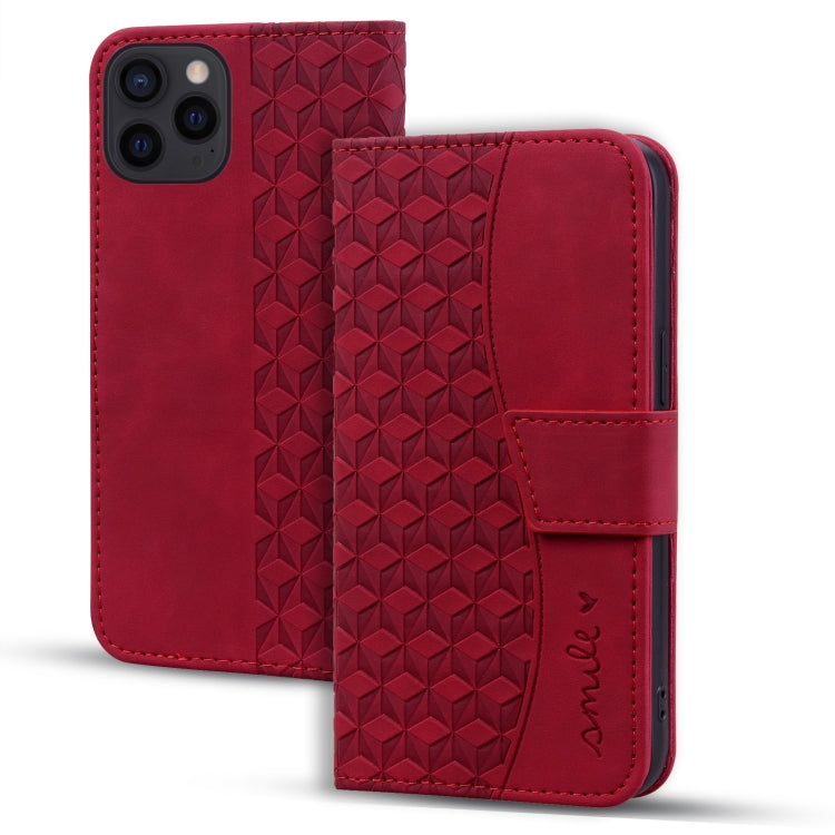 For iPhone 16 Pro Max Business Diamond Buckle Leather Phone Case with Lanyard(Wine Red) - iPhone 16 Pro Max Cases by buy2fix | Online Shopping UK | buy2fix