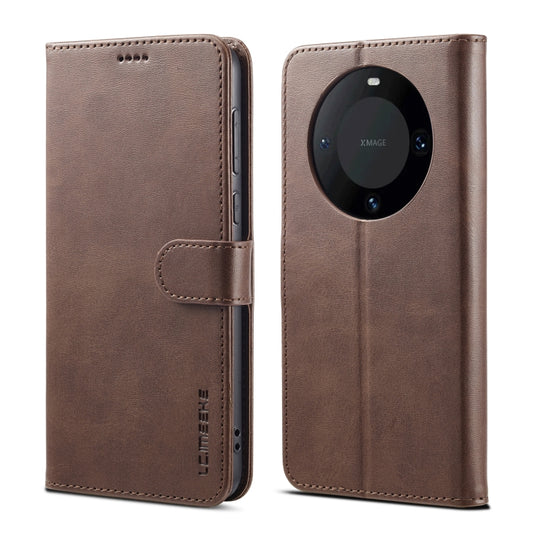 For Honor X50 LC.IMEEKE Calf Texture Leather Phone Case(Coffee) - Honor Cases by LC.IMEEKE | Online Shopping UK | buy2fix