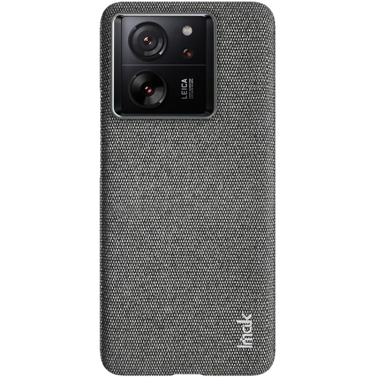 For Xiaomi 13T 5G / 13T Pro 5G imak Ruiyi Series Cloth Texture PU + PC Phone Case(Dark Grey) - Xiaomi Cases by imak | Online Shopping UK | buy2fix