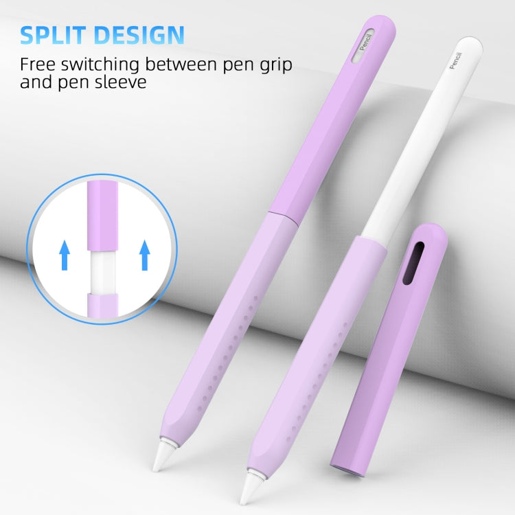 For Apple Pencil 2 / Pro DUX DUCIS Detachable Gradient Colorful Stylus Case(Gradient Purple) - Pencil Accessories by DUX DUCIS | Online Shopping UK | buy2fix