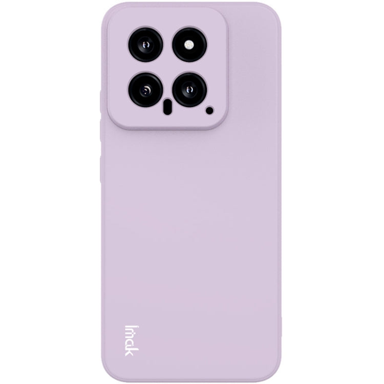 For Xiaomi 14 5G imak UC-4 Series Straight Edge TPU Phone Case(Purple) - 14 Cases by imak | Online Shopping UK | buy2fix