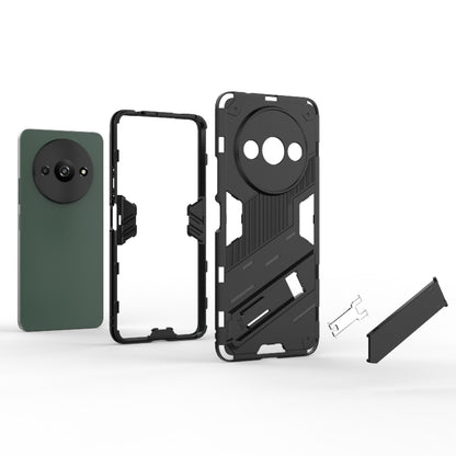 For Xiaomi Redmi A3 4G Global Punk Armor 2 in 1 PC + TPU Phone Case with Holder(Orange) - Xiaomi Cases by buy2fix | Online Shopping UK | buy2fix