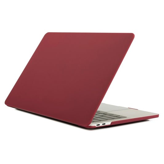 For MacBook Pro 16 inch M3 Max Laptop Matte Style Protective Case(Wine Red) - MacBook Pro Cases by buy2fix | Online Shopping UK | buy2fix