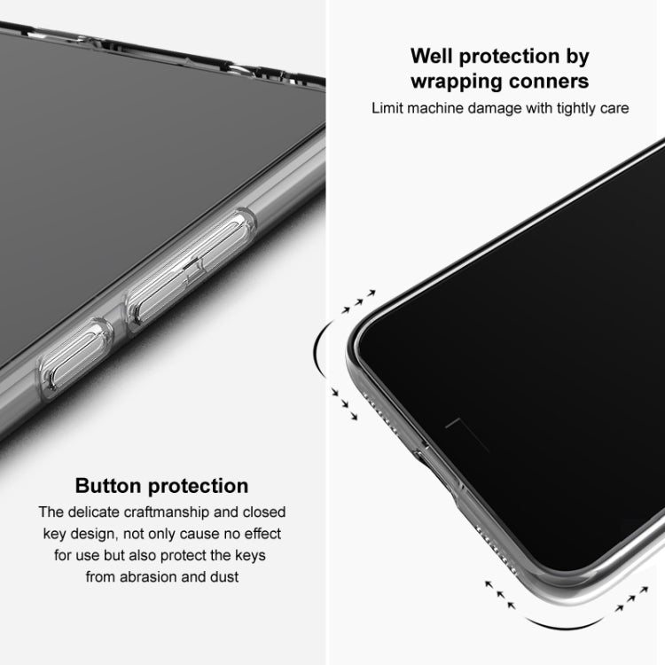 For vivo iQOO 12 5G IMAK UX-5 Series Transparent TPU Phone Case - iQOO 12 Cases by imak | Online Shopping UK | buy2fix
