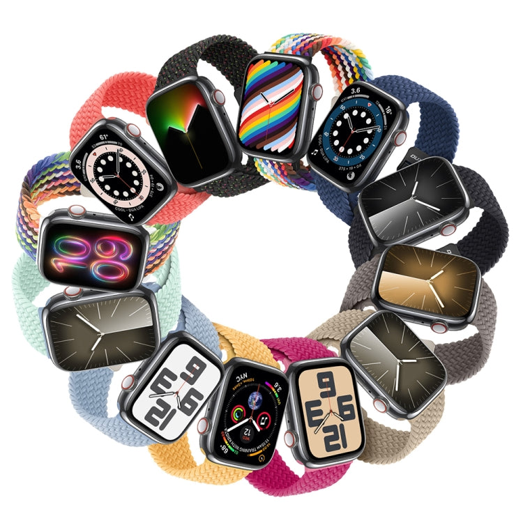 For Apple Watch Series 10 42mm DUX DUCIS Mixture Pro Series Magnetic Buckle Nylon Braid Watch Band(Rainbow) - Watch Bands by DUX DUCIS | Online Shopping UK | buy2fix