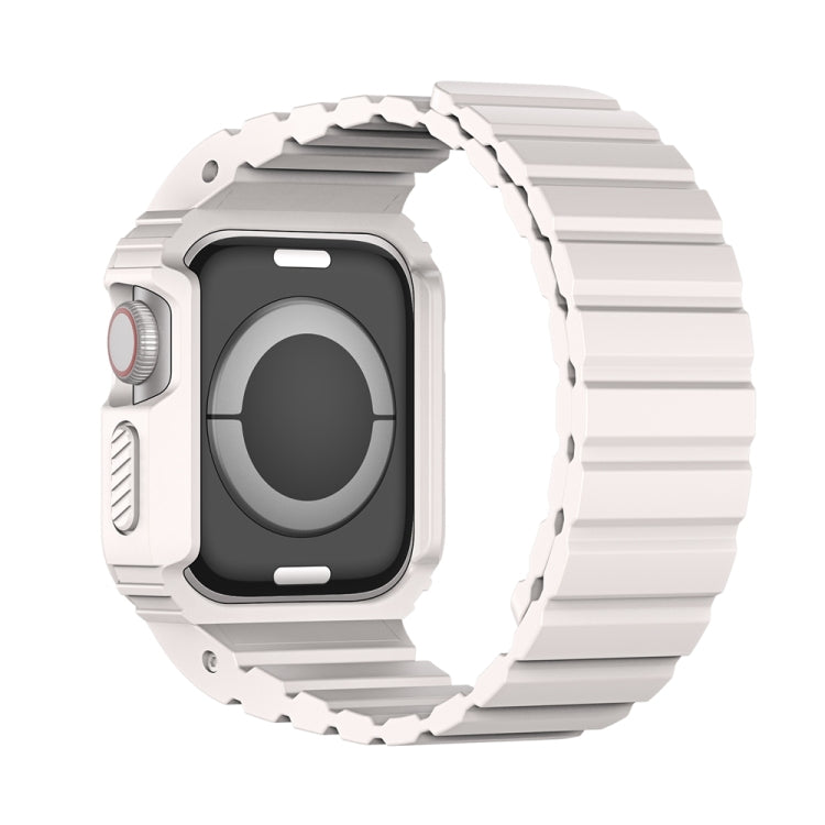 For Apple Watch Series 7 41mm DUX DUCIS OA Series Integrated Magnetic Watch Band(Starlight) - Watch Bands by DUX DUCIS | Online Shopping UK | buy2fix