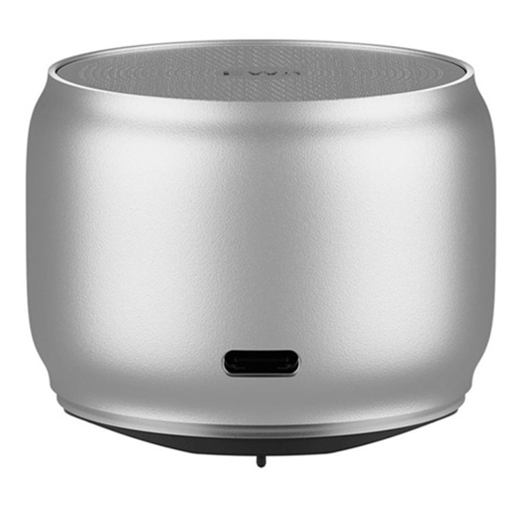 EWA A126 Mini Bluetooth 5.0 Bass Radiator Metal Speaker(Sliver) - Mini Speaker by EWA | Online Shopping UK | buy2fix