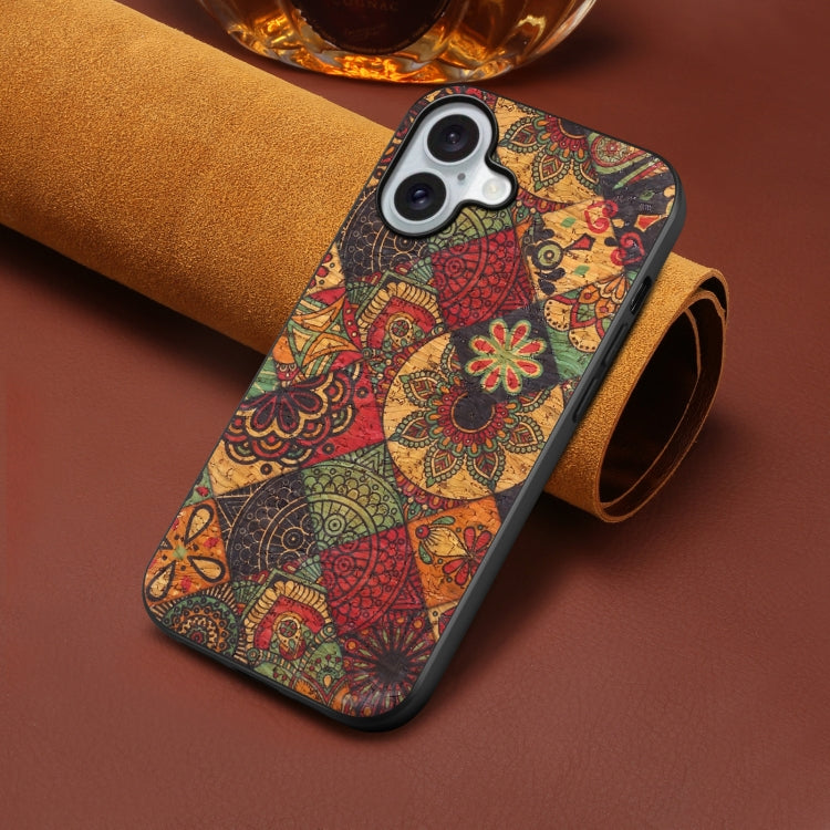 For iPhone 16 Four Seasons Flower Language Series TPU Phone Case(Autumn Yellow) - iPhone 16 Cases by buy2fix | Online Shopping UK | buy2fix