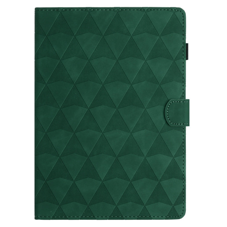 For iPad Pro 11 2024 Diamond Texture Embossed Leather Smart Tablet Case(Green) - iPad Pro 11 2024 Cases by buy2fix | Online Shopping UK | buy2fix