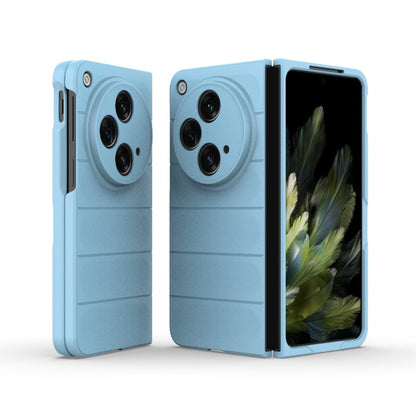 For OPPO Find N3 Magic Shield Fold PC Shockproof Phone Case(Light Blue) - Find N3 Cases by buy2fix | Online Shopping UK | buy2fix