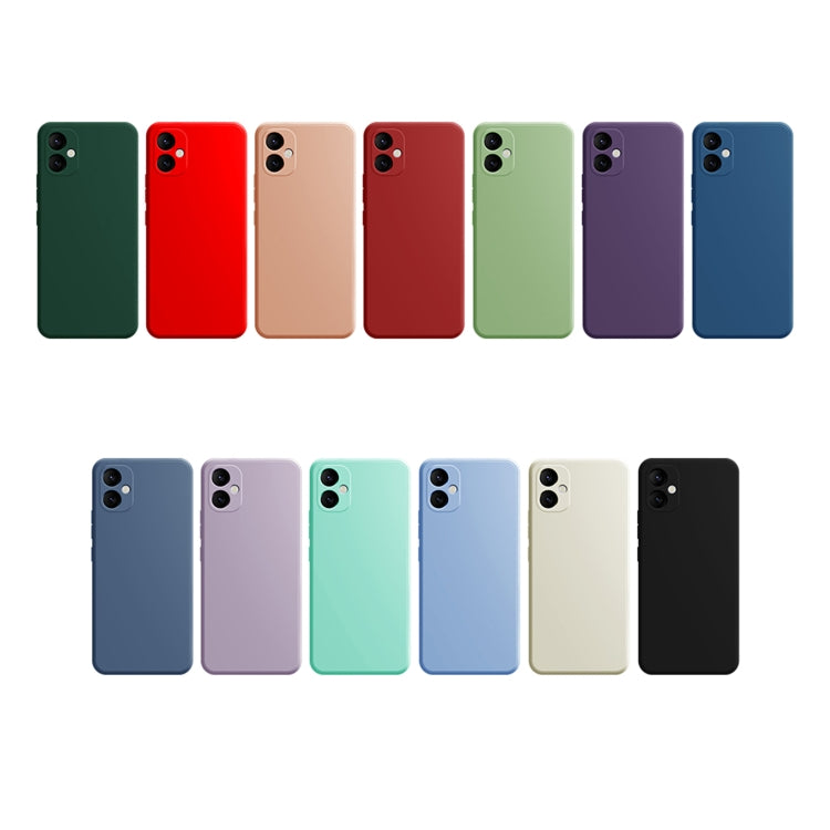 For Samsung Galaxy A05 Imitation Liquid Silicone Phone Case(Dark Green) - Galaxy Phone Cases by buy2fix | Online Shopping UK | buy2fix