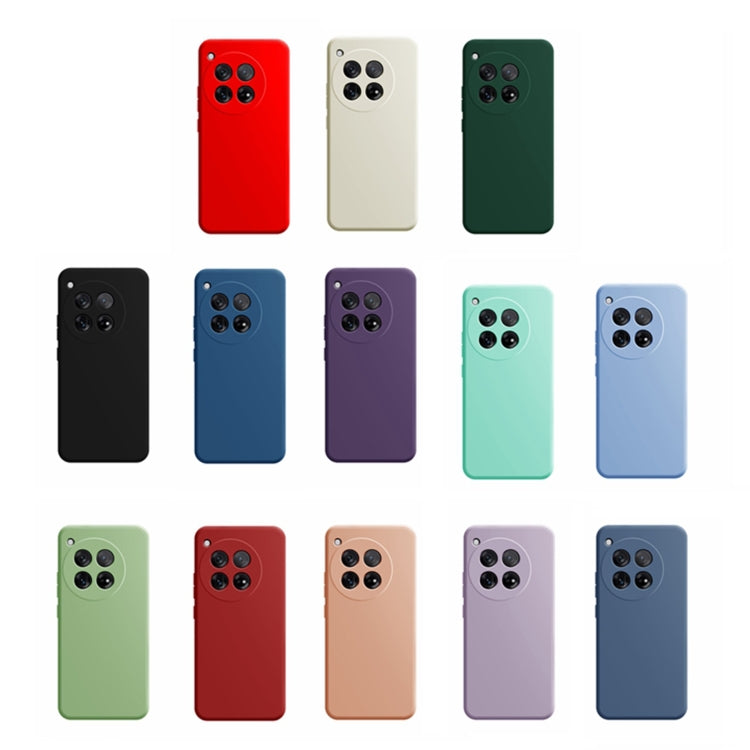 For OnePlus 12 Imitation Liquid Silicone Phone Case(Matcha Green) - OnePlus Cases by buy2fix | Online Shopping UK | buy2fix