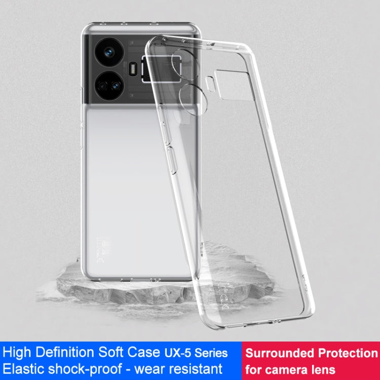 For Realme GT5 5G imak UX-5 Series Transparent Shockproof TPU Protective Case(Transparent) - Realme Cases by imak | Online Shopping UK | buy2fix