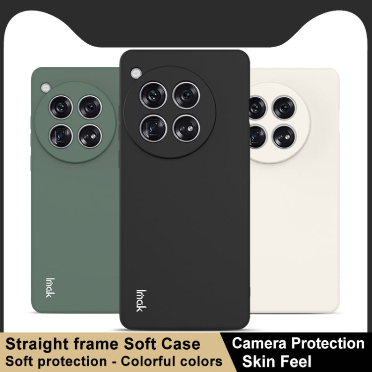 For OnePlus 12 5G imak UC-4 Series Straight Edge TPU Phone Case(Dark Green) - OnePlus Cases by imak | Online Shopping UK | buy2fix