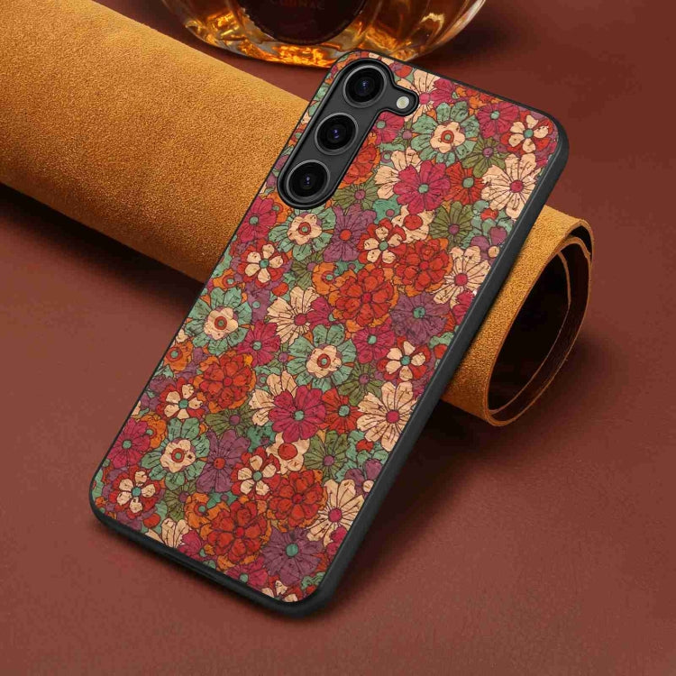For Samsung Galaxy S24+ 5G Four Seasons Flower Language Series TPU Phone Case(Summer Red) - Galaxy S24+ 5G Cases by buy2fix | Online Shopping UK | buy2fix