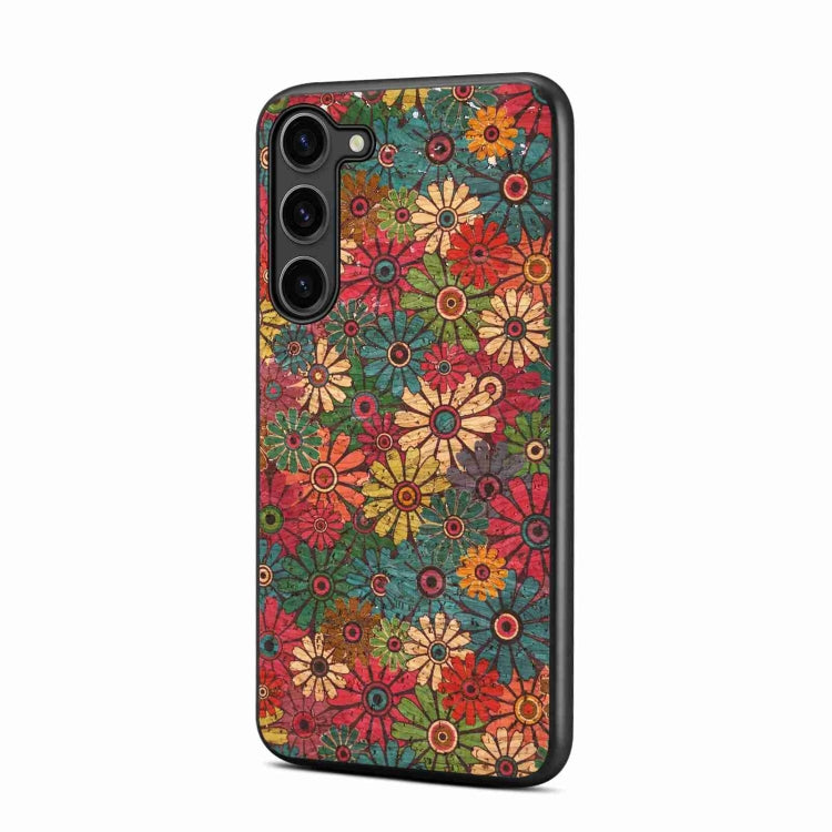 For Samsung Galaxy S23 FE 5G Four Seasons Flower Language Series TPU Phone Case(Spring Green) - Galaxy S23 FE 5G Cases by buy2fix | Online Shopping UK | buy2fix