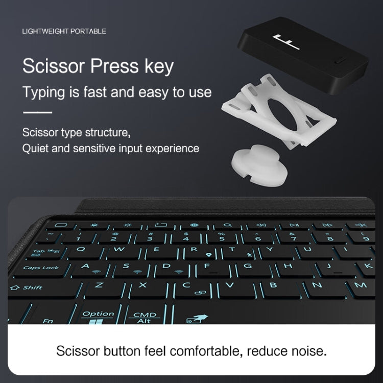 For Samsung Galaxy Tab S8 X700 / S7 T870 YJ-X700 Split Bluetooth Keyboard Leather Tablet Case - Samsung Keyboard by buy2fix | Online Shopping UK | buy2fix