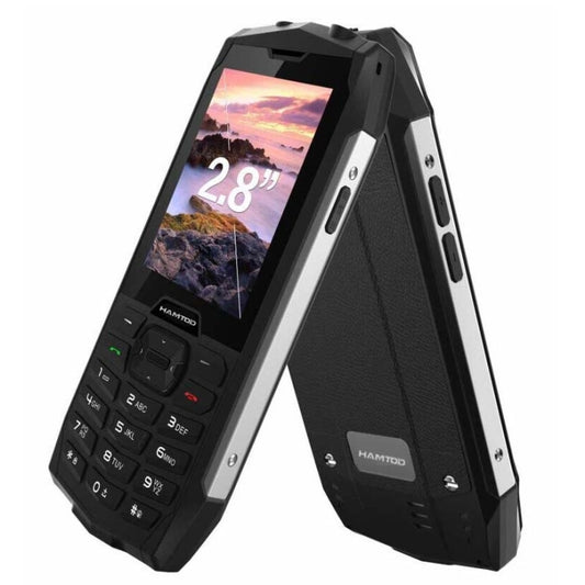 HAMTOD H3 Rugged Phone, EU Version, 2.8 inch T107 ARM CortexTM A7 Quad-core 1.0GHz, Network: 4G, VoLTE, BT, SOS(Silver) - Other by HAMTOD | Online Shopping UK | buy2fix