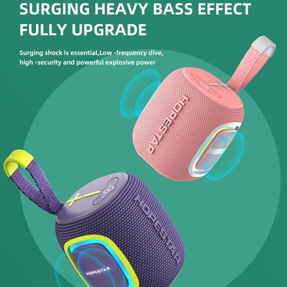 HOPESTAR P66 5W Portable Wireless Bluetooth Speaker(Purple) - Waterproof Speaker by HOPESTAR | Online Shopping UK | buy2fix