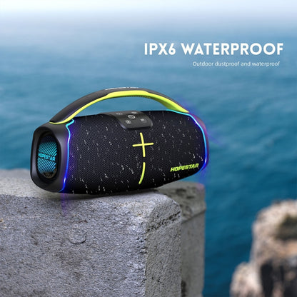 HOPESTAR H61 Outdoor IPX6 Waterproof Portable 50W Surround Bluetooth Speaker(Black) - Waterproof Speaker by HOPESTAR | Online Shopping UK | buy2fix