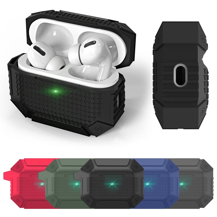 For AirPods 3 Wireless Earphones Shockproof Armor Protective Case(Dark Green) - For AirPods 3 by buy2fix | Online Shopping UK | buy2fix