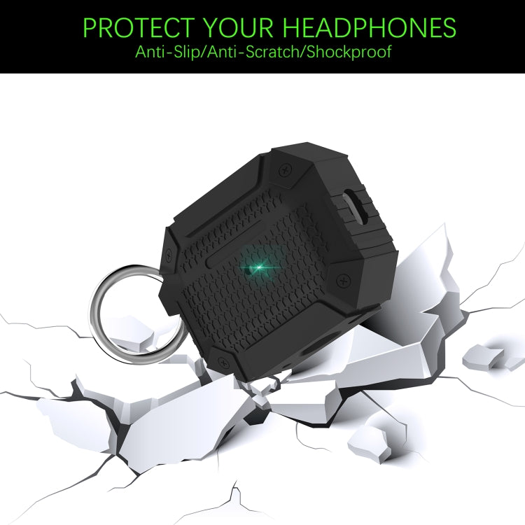 For AirPods 3 Wireless Earphones Shockproof Armor Protective Case(Dark Green) - For AirPods 3 by buy2fix | Online Shopping UK | buy2fix