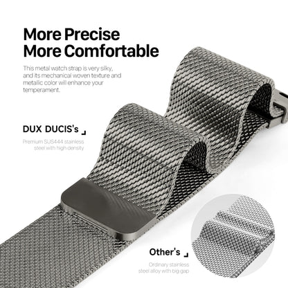 For Apple Watch Ultra 2 49mm DUX DUCIS Milanese Pro Series Stainless Steel Watch Band(Graphite) - Watch Bands by DUX DUCIS | Online Shopping UK | buy2fix