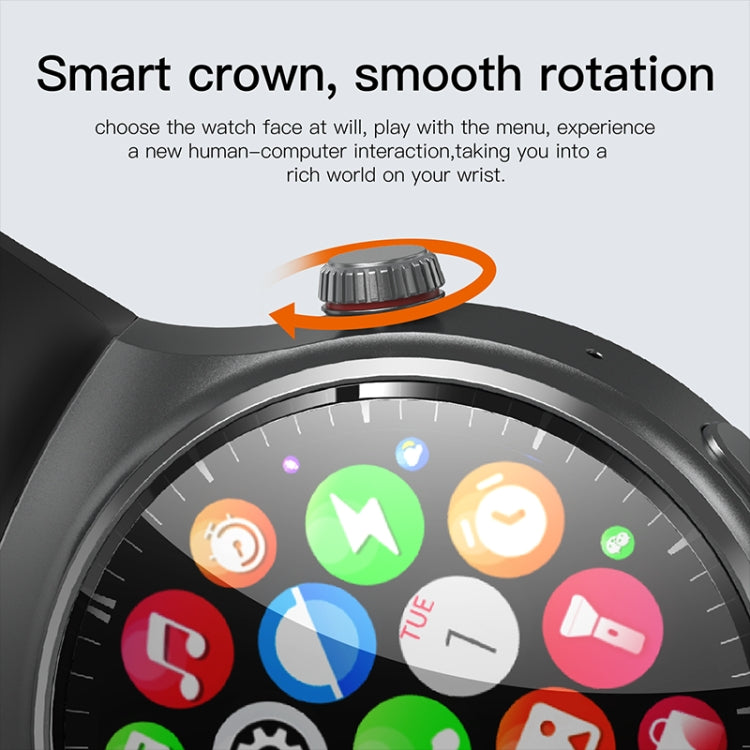 LEMFO DM80 1.43 inch AMOLED Round Screen Smart Watch Android 8.1, Specification:2GB+16GB(Red) - Android Watch by LEMFO | Online Shopping UK | buy2fix