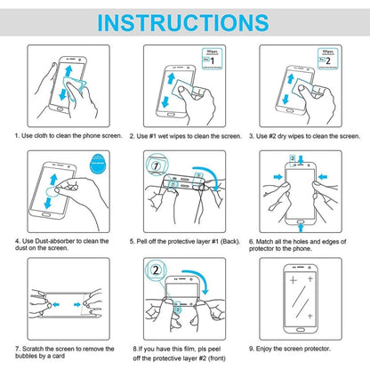 For MSI Claw 7 inch Game Console 2pcs 9H 0.3mm Explosion-proof Tempered Glass Film - Accessories by buy2fix | Online Shopping UK | buy2fix