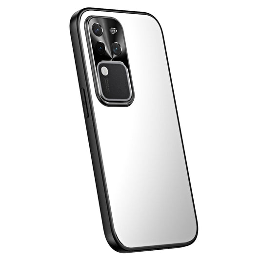 For vivo S18 Pro R-JUST RJ-61 Electroplating Frosted TPU + PC Phone Case(Silver) - S18 Pro Cases by R-JUST | Online Shopping UK | buy2fix