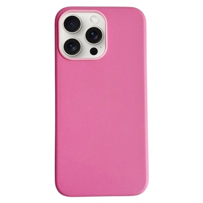 For iPhone 16 Pro Pure Color Leather Magsafe Magnetic Phone Case(Pink) - iPhone 16 Pro Cases by buy2fix | Online Shopping UK | buy2fix