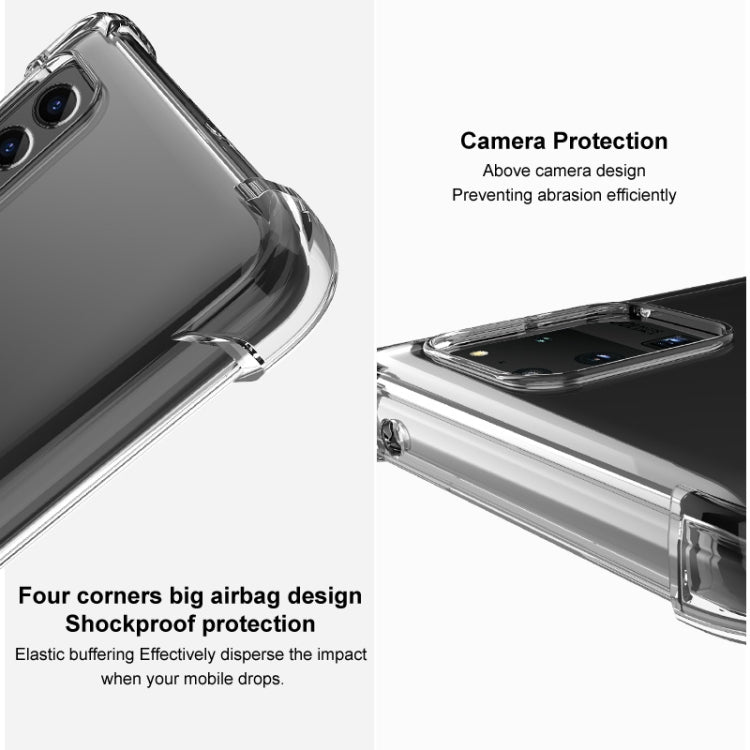 For Realme 12+ 5G/Narzo 70 Pro 5G imak Shockproof Airbag TPU Phone Case(Transparent) - Realme Cases by imak | Online Shopping UK | buy2fix