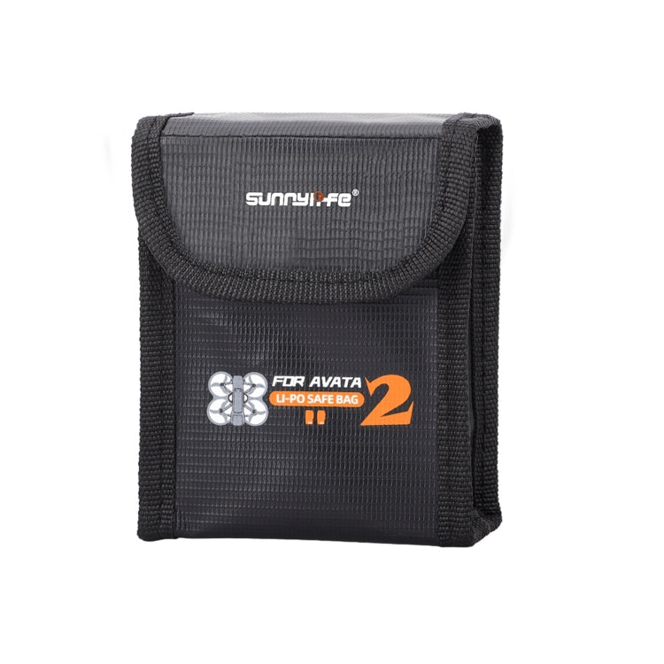 For DJI Avata 2 Sunnylife Battery Explosion-proof Safe Bag Protective Li-Po Safe Bag(For 2pcs Batteries) - Cases & Bags by Sunnylife | Online Shopping UK | buy2fix