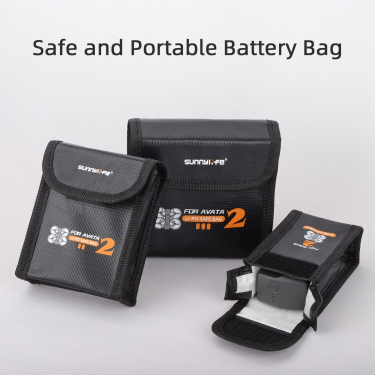 For DJI Avata 2 Sunnylife Battery Explosion-proof Safe Bag Protective Li-Po Safe Bag(For 1pc Battery) - Cases & Bags by Sunnylife | Online Shopping UK | buy2fix