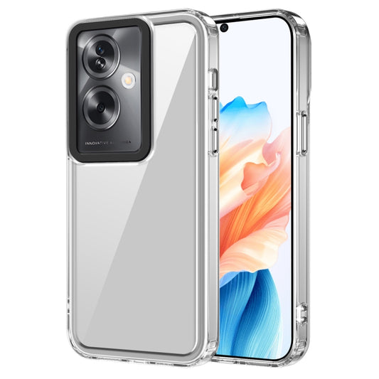 For OPPO A79 5G Global/A2 5G Transparent Acrylic + TPU Shockproof Phone Case(Transparent) - OPPO Cases by buy2fix | Online Shopping UK | buy2fix