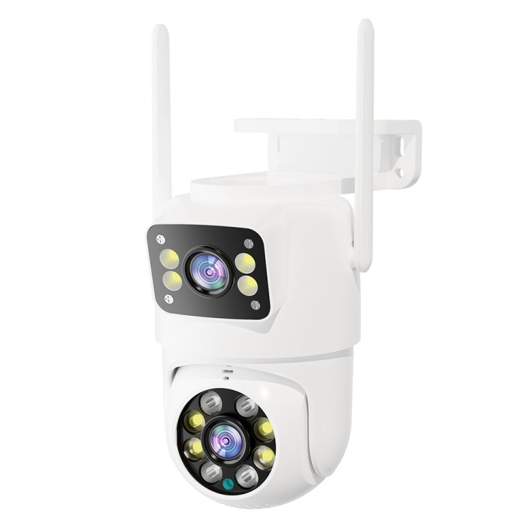 Q8216 4MP Two-way Voice Outdoor IP66 Waterproof WiFi Camera, Plug Type:US Plug(White) - Dome Camera by buy2fix | Online Shopping UK | buy2fix