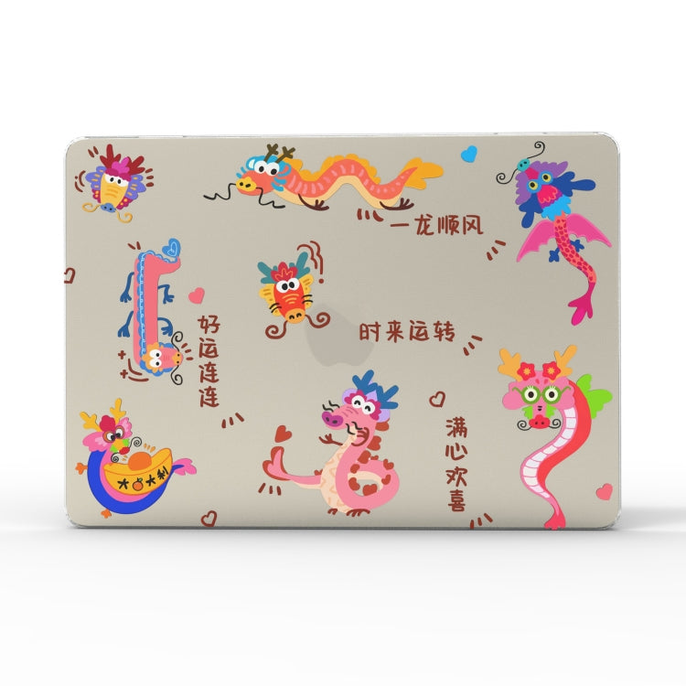 For MacBook Air 13.6 M2 A2681 / M3 A3113 UV Printed Pattern Laptop Frosted Protective Case(DDC-1683) - MacBook Air Cases by buy2fix | Online Shopping UK | buy2fix