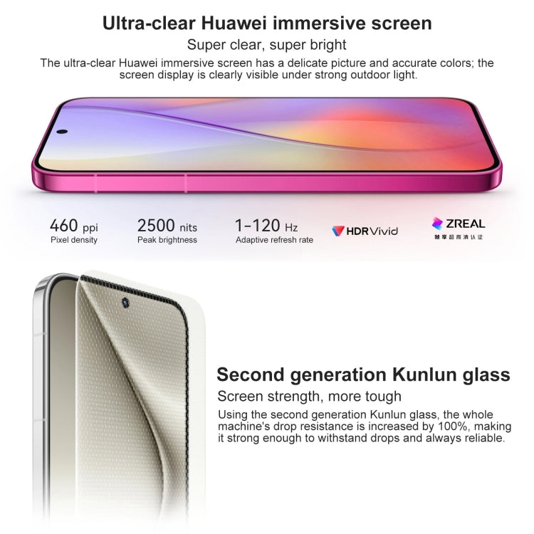 HUAWEI Pura 70, 12GB+256GB, Screen Fingerprint Identification,6.6 inch HarmonyOS 4.2 Kirin 9010 Octa Core up to 2.3GHz, NFC, OTG, Not Support Google Play(Black) - Huawei Mate & P by Huawei | Online Shopping UK | buy2fix
